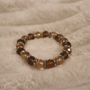 Brown Beaded Bracelet